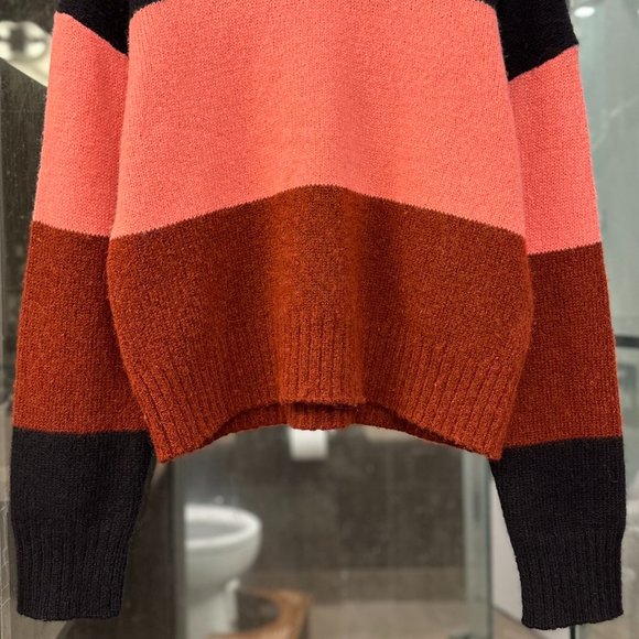 A.L.C. Morrison Alpaca-Blend Color-Block Sweater - Picture 12 of 15